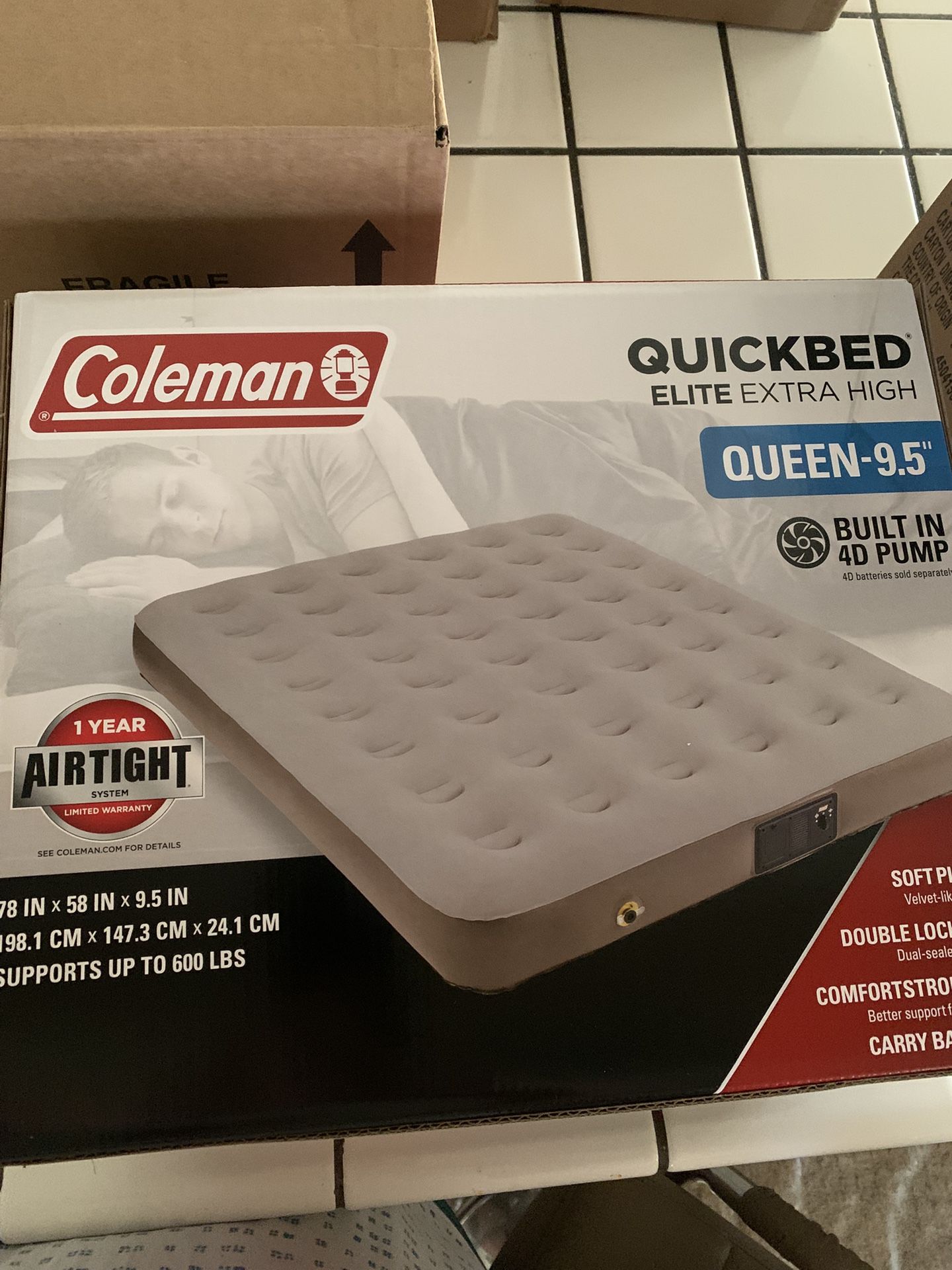 New Coleman Queen Size Air Mattress