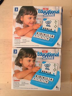Spelling & math early ages table games