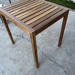 Wooden Square Dining Table