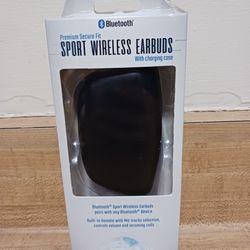 Sport Bluetooth Wireless Earbuds | With Charging Case And Cable
