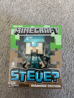 Jinx Minecraft Steve Diamond Edition Figure