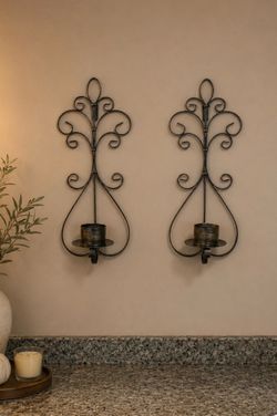 Wall decor candle holder 16.5”