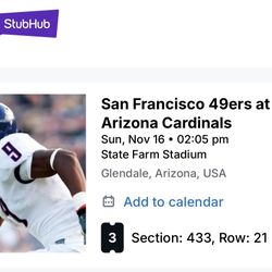 49ers Vs Cardinals Tix