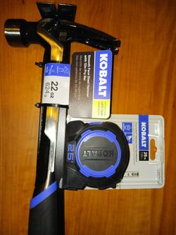 Hammer Prybar And Tape Measure 