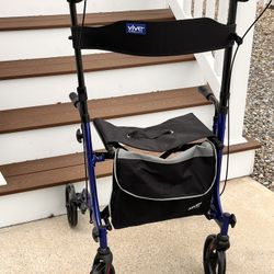 Vive Mobility Upright Walker with Seat Assistance 