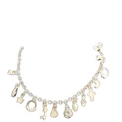 Sterling Silver 925 Charm Bracelet 