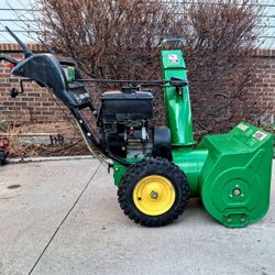 John Deere 924 Snowblower - Walk Behind w/ Electric Start Assist 