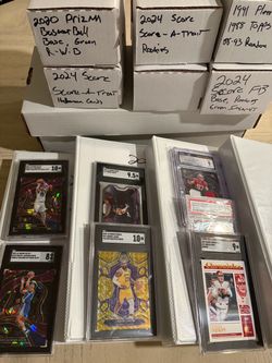 NBA and NFL Prizm/Panini trading Card Collection