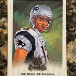2002 Donruss Gridiron Kings Tom Brady #55 Patriots 