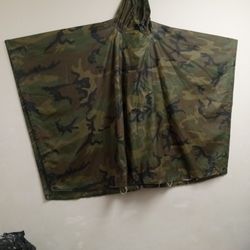 Fatigue Military Poncho