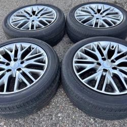 20” Jeep Grand Cherokee Wrangler Commander Gladiator Summit Overland Rims Tires Dodge Durango 