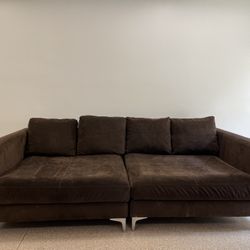 Large Brown Sofa 