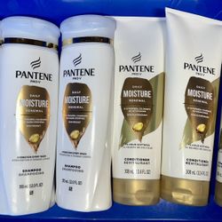 6 Pantene Pro-V Daily Moisture Renewal Shampoo  and Conditioners