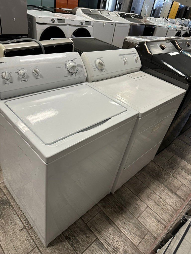 Kenmore washer and dryer set electric used