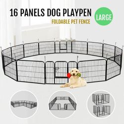 Wide Panel Dog Playpen