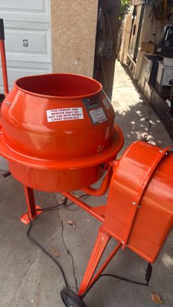 Portable cement mixer