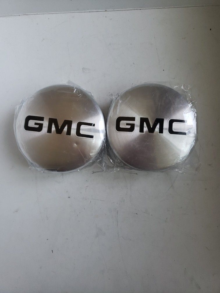 Set of 4 - GMC Wheel Center Caps