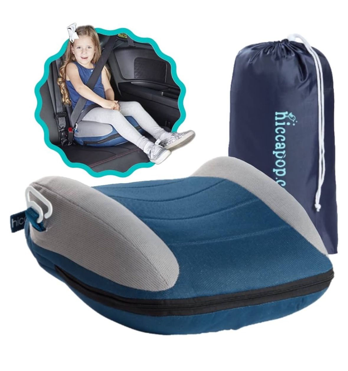Hiccapop UberBoost Inflatable Booster Car Seat 