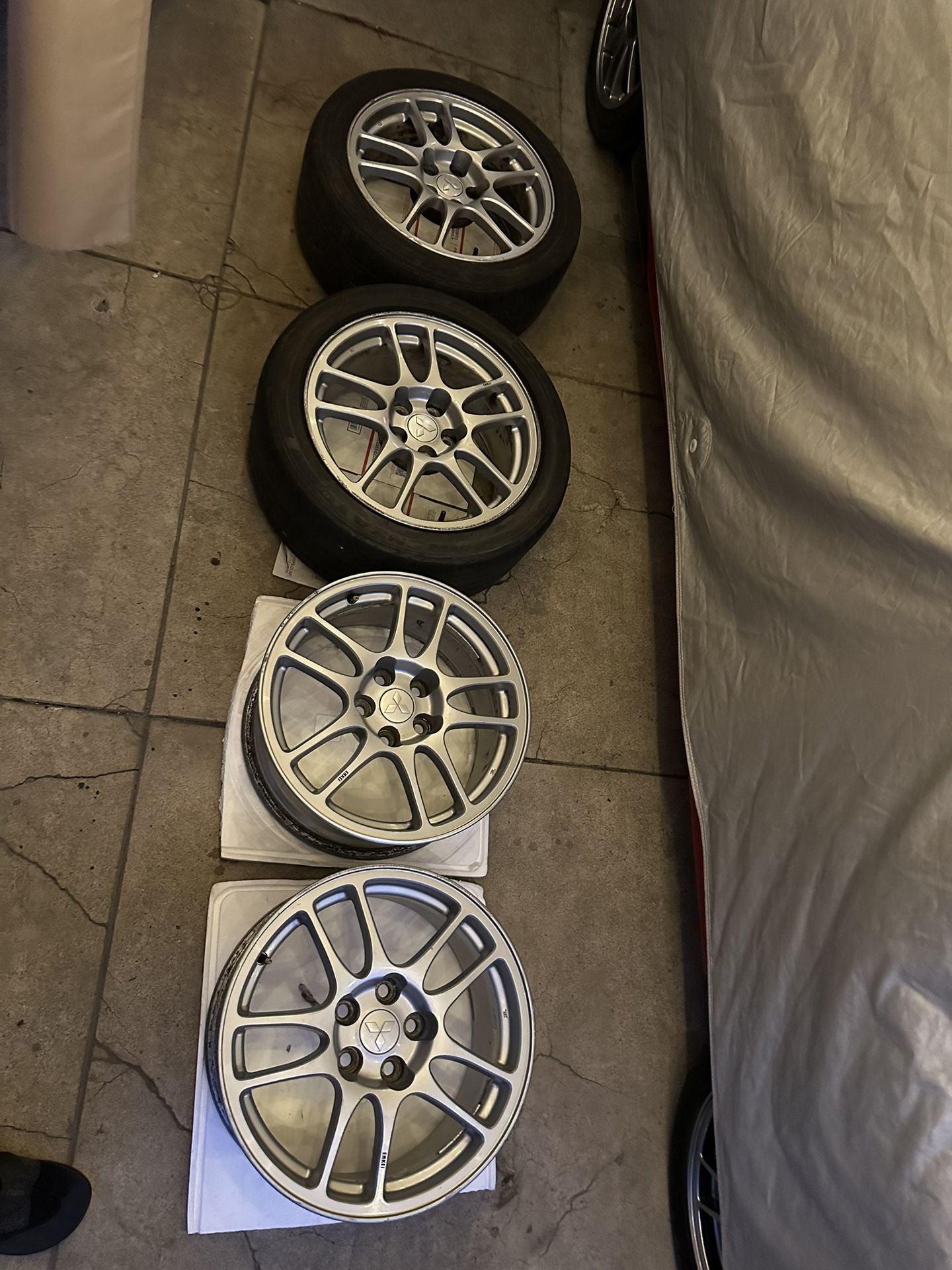Lancer Evolution 9 Enkei OEM Evo 9 Wheels