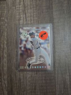 Derek Jeter rookie baseball card