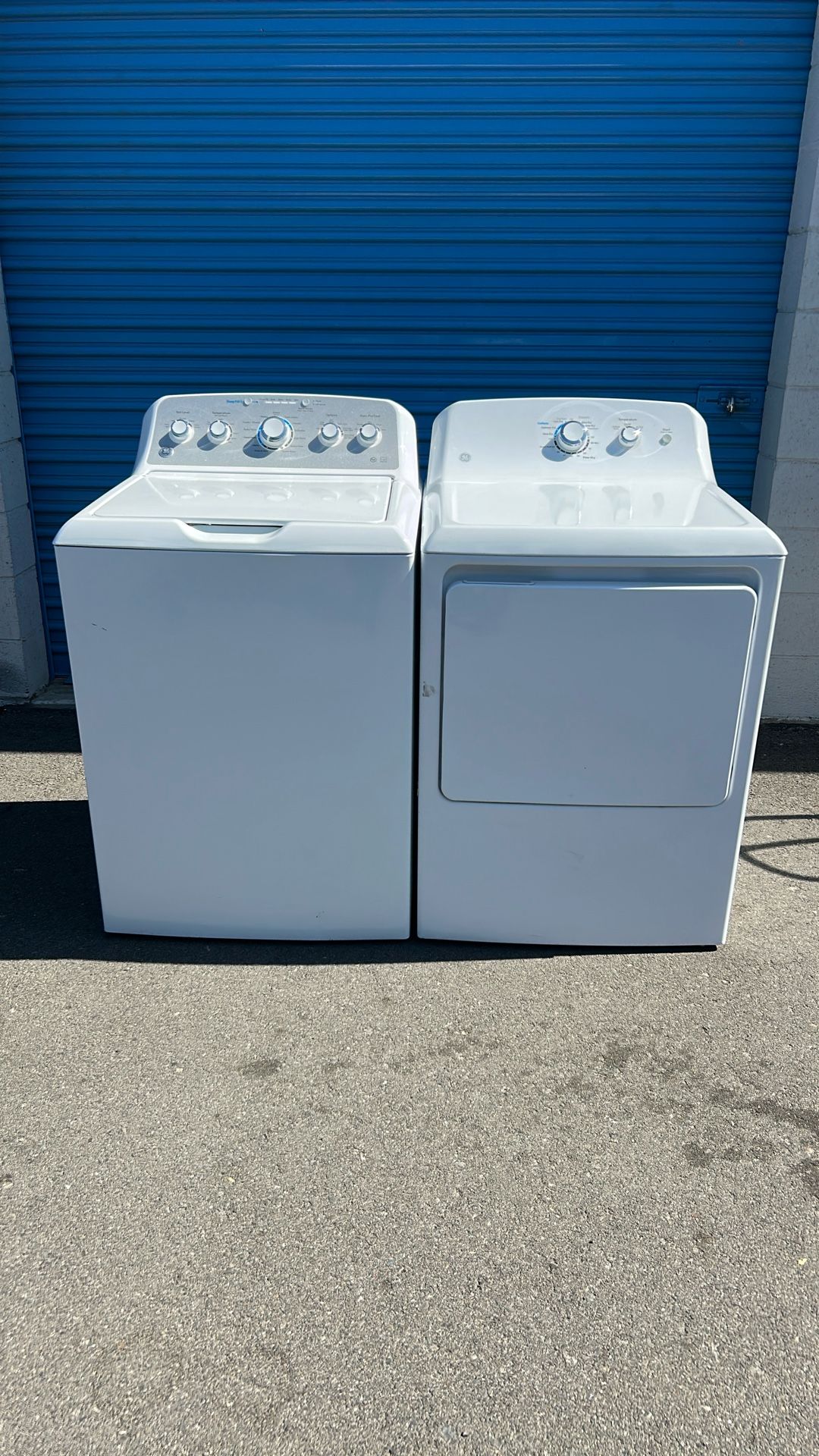Ge Set Washer And Gas Dryer