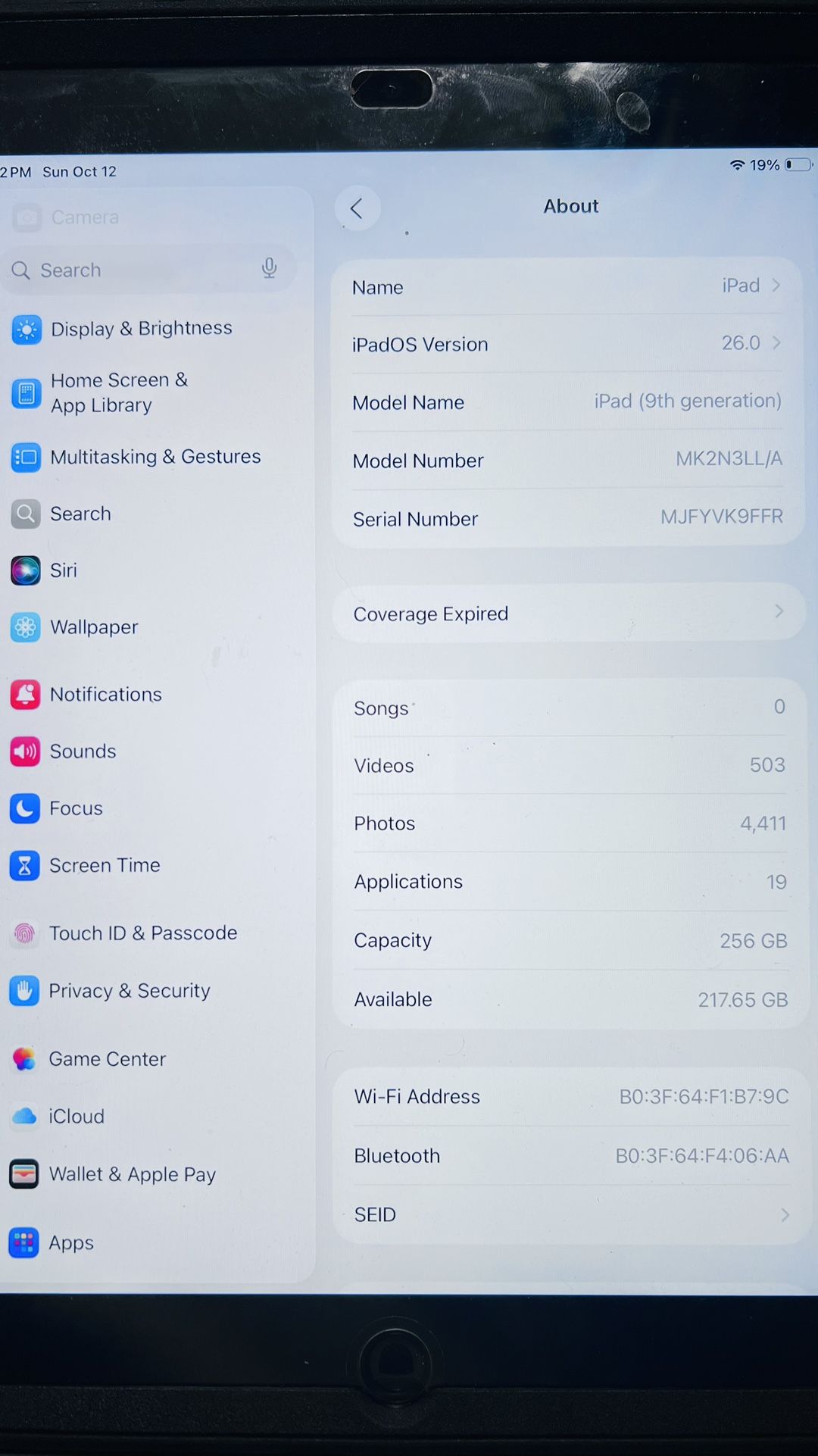 iPad 9th Gen