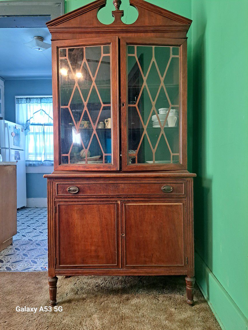 Auntie China cabinet.