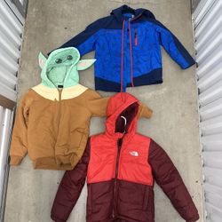 North Face, Free Country And Grogu Jackets