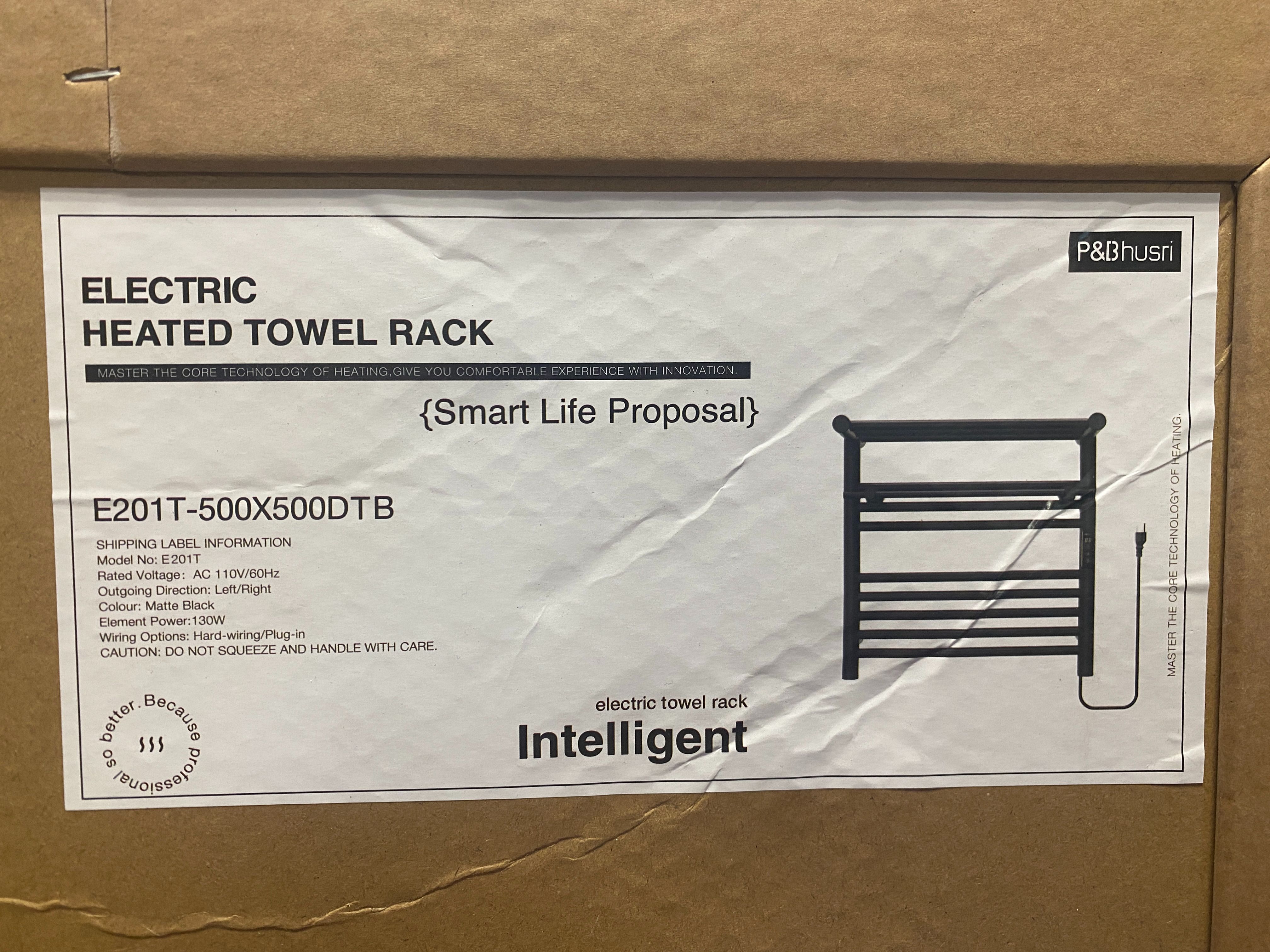 NEW IN BOX! P+BHusri Heated Towel Rack