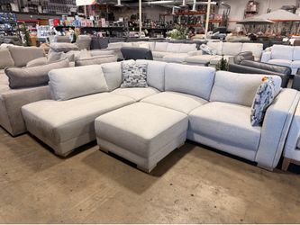 Thomasville Fabric Sectional Sofa