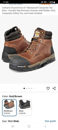 Carhartt steel toe boots