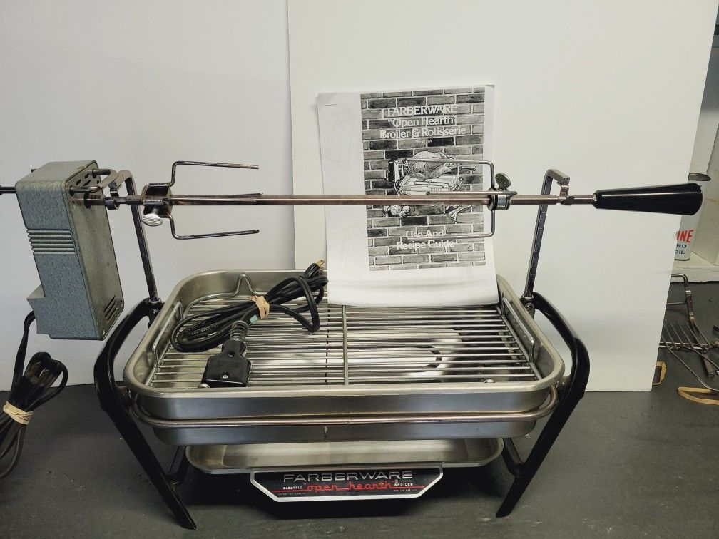 Farberware Vintage Rotisserie Grill Complete