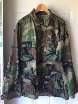 U.S. Army Camo Field Jacket (Size: Large-Long)