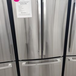 Sale Now Only $975 (Was $1049) GE 32" French Door Refrigerator W/ 1 Yr Warranty 