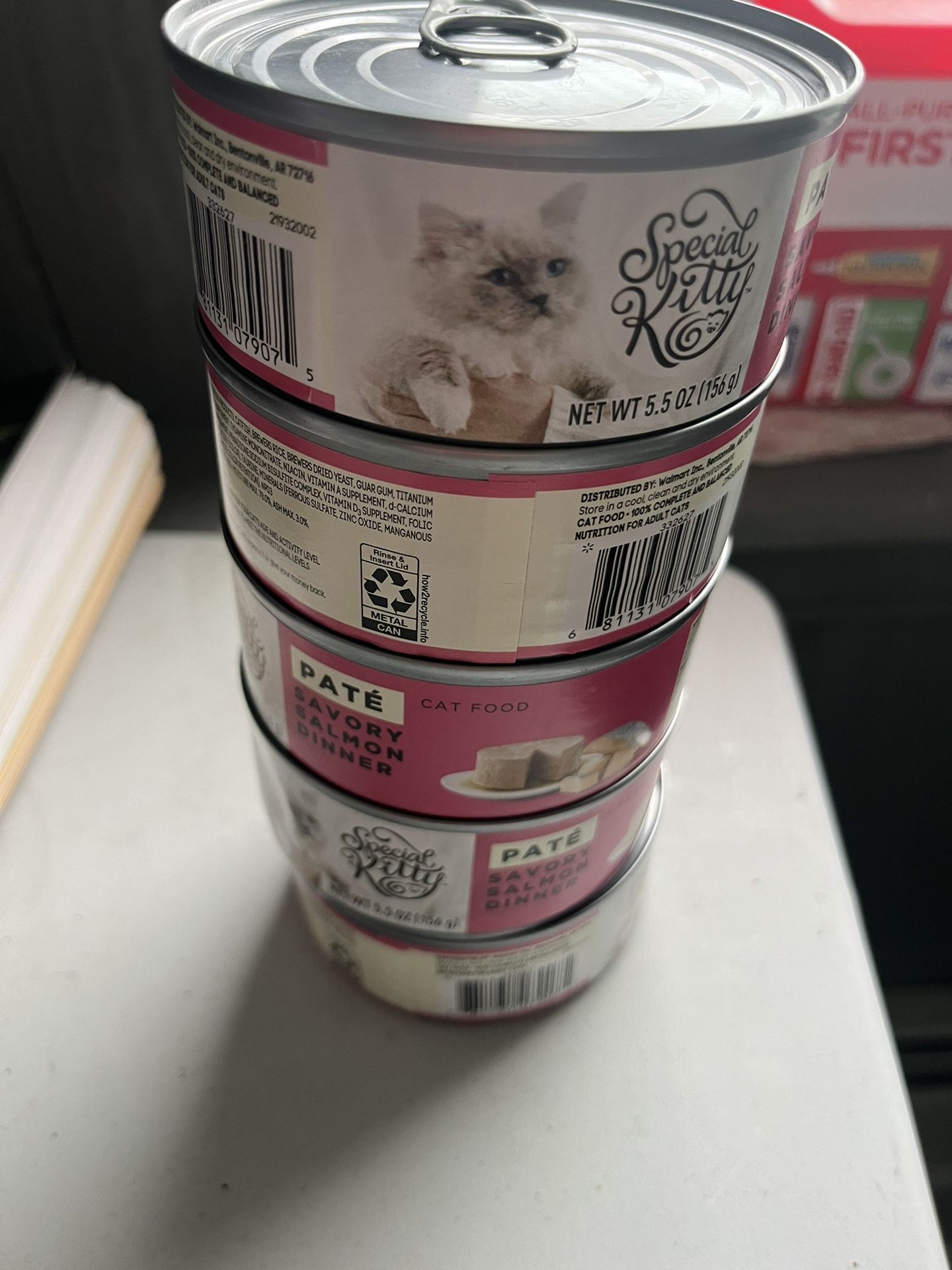 5 Large Cans Of Cat Food