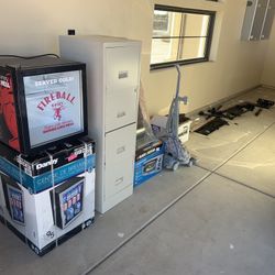 * * Mini Fridge * * File Cabinet * * TV Mount * * Kirby Vacuum * Oven 