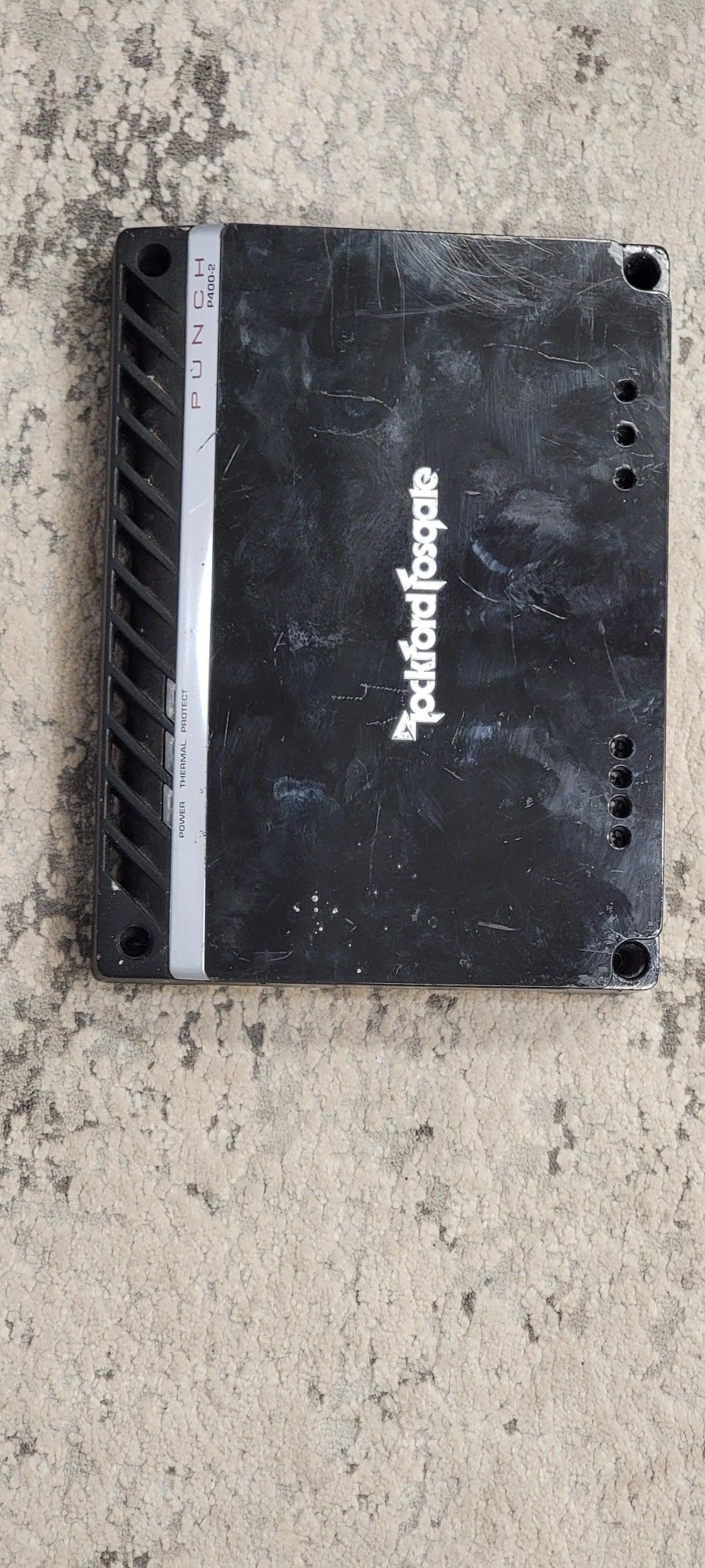 Rockford Fosgate Punch P400-2
2-channel car amplifier
100 watts RMS x 2