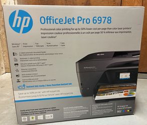 HP OfficeJet Pro 6978 Wireless All-in-One Instant Ink Ready Printer