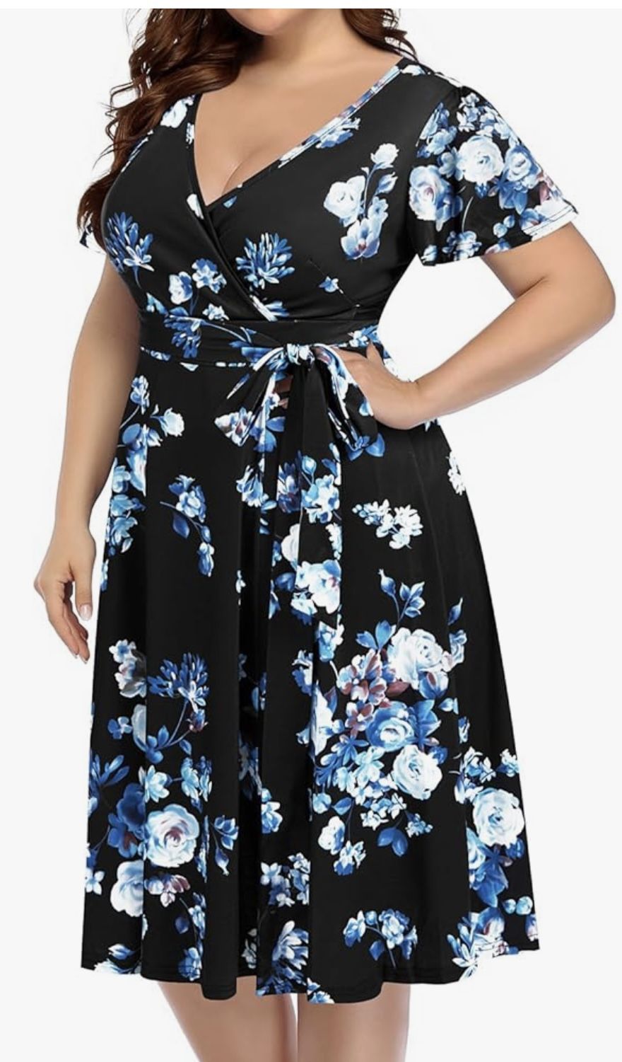 Women’s Size 22 Or 2-3x Wrap Special Occasion Dress