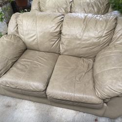 2 Leather Couches (Free)