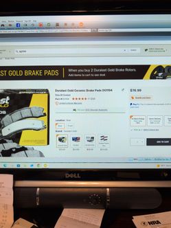 Duralast gold ceramic pads
