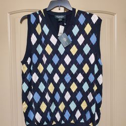 Brooks Brothers Country Club Argyle Sweater Vest 