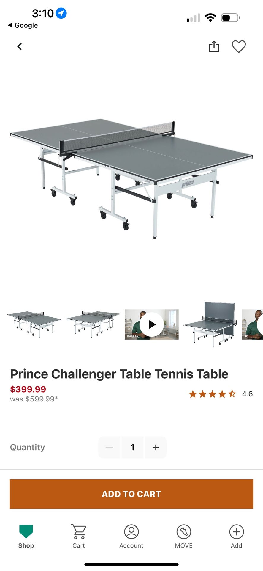Ping Pong Table