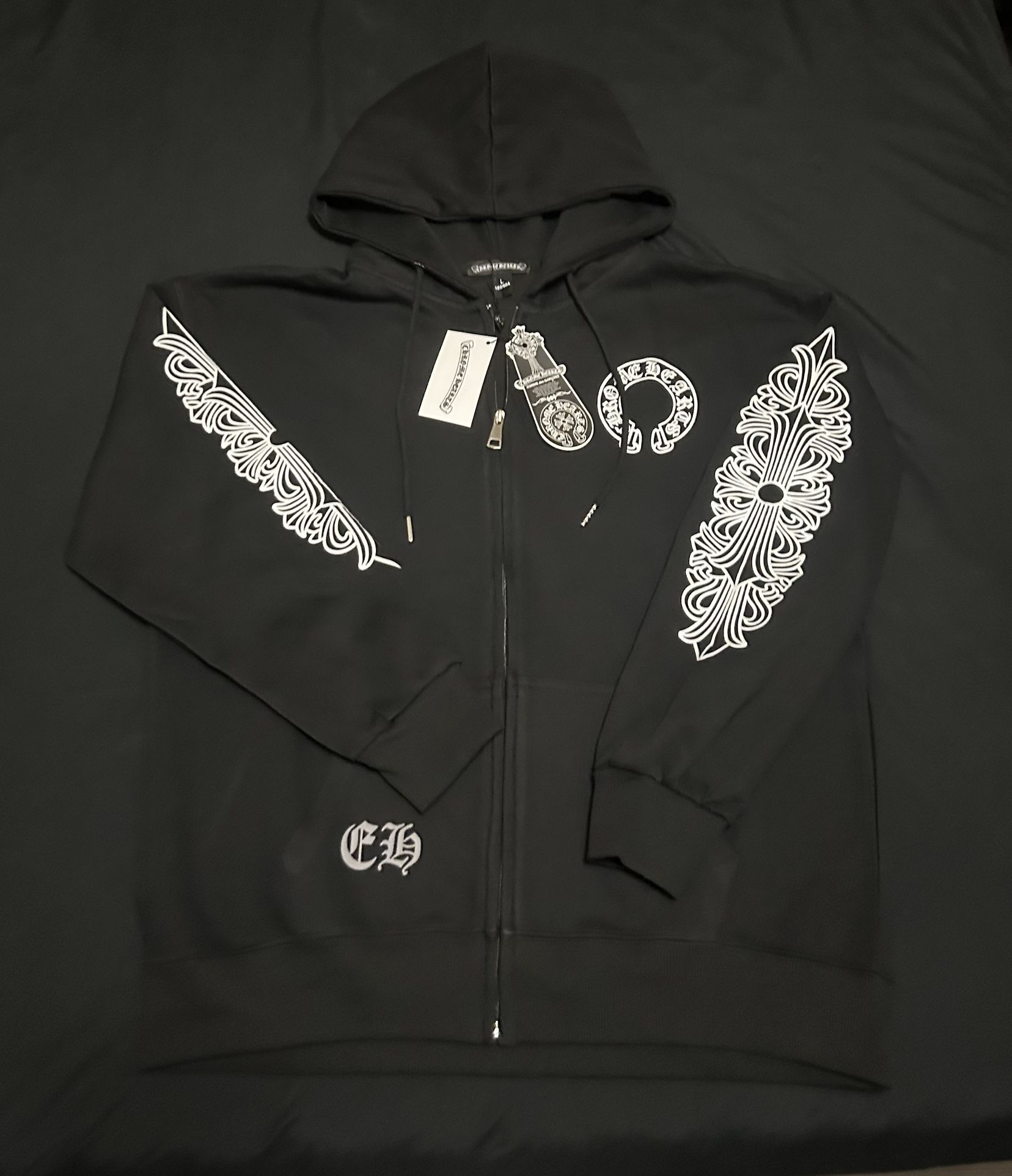 Chrome Hearts Zip Up Hoodie 