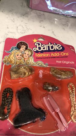 Vintage Barbie 1978 fashion add-ons hair originals