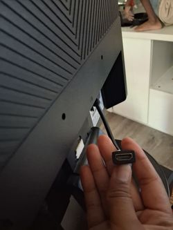 Monitor with hdmi connection added