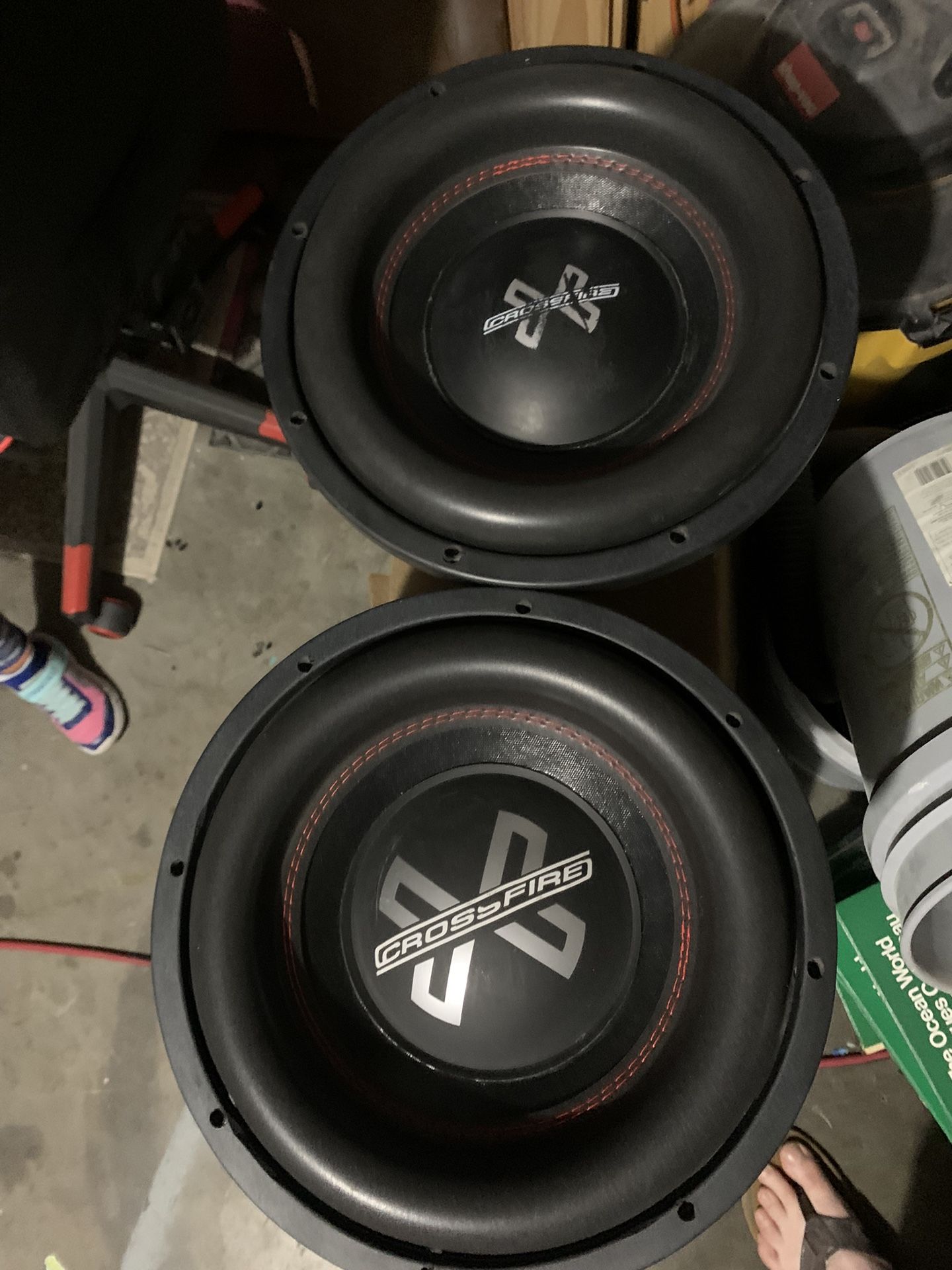  Crossfire XS-2000 Dual 2 Ohm Subwoofer $250 Each Or $450 For Two. Will Sell Separately.