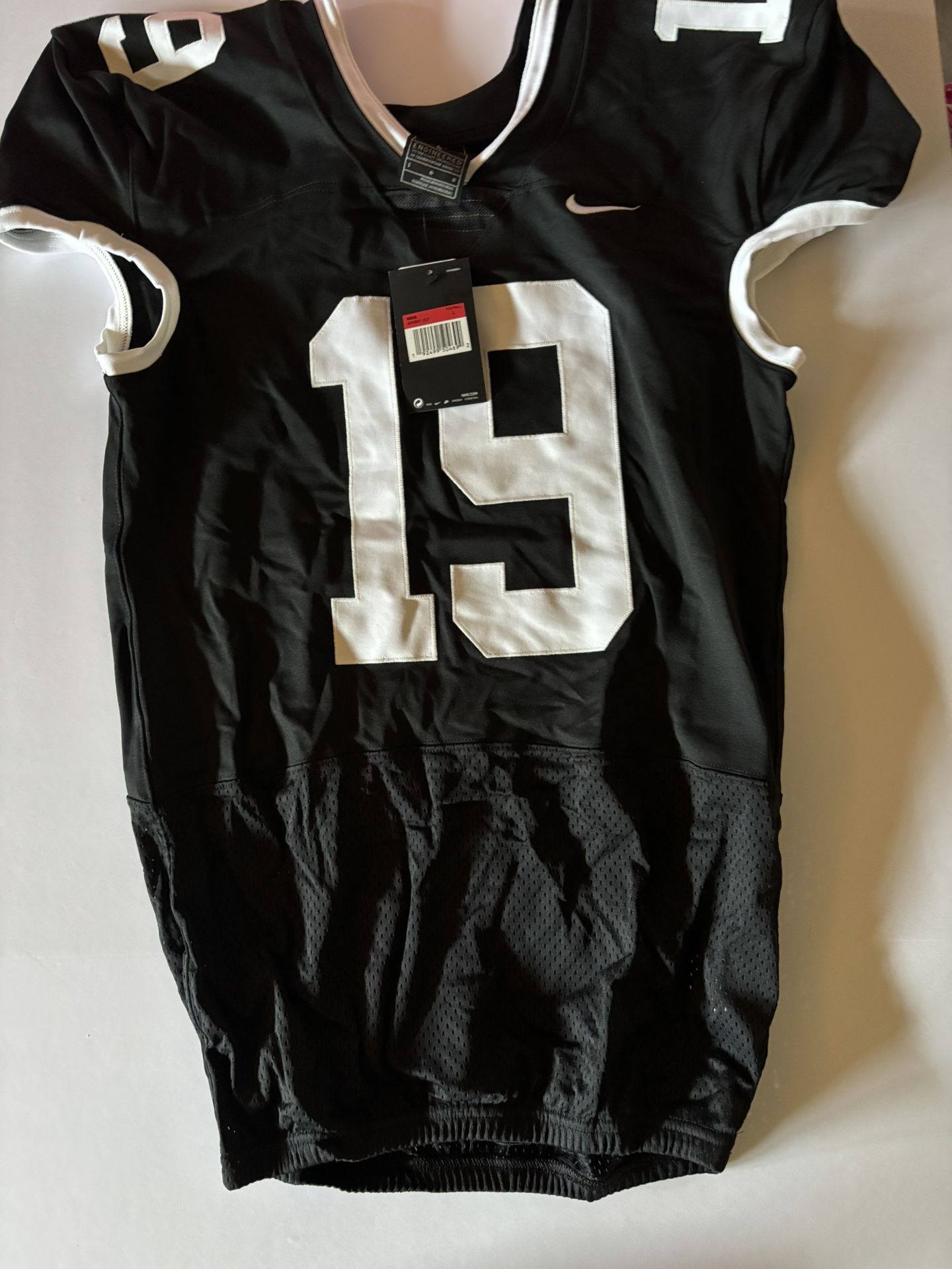 Vapor Football Jersey Black Large