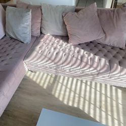 Rose Gold sectional 