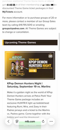 Padres tickets for tonight include theme game